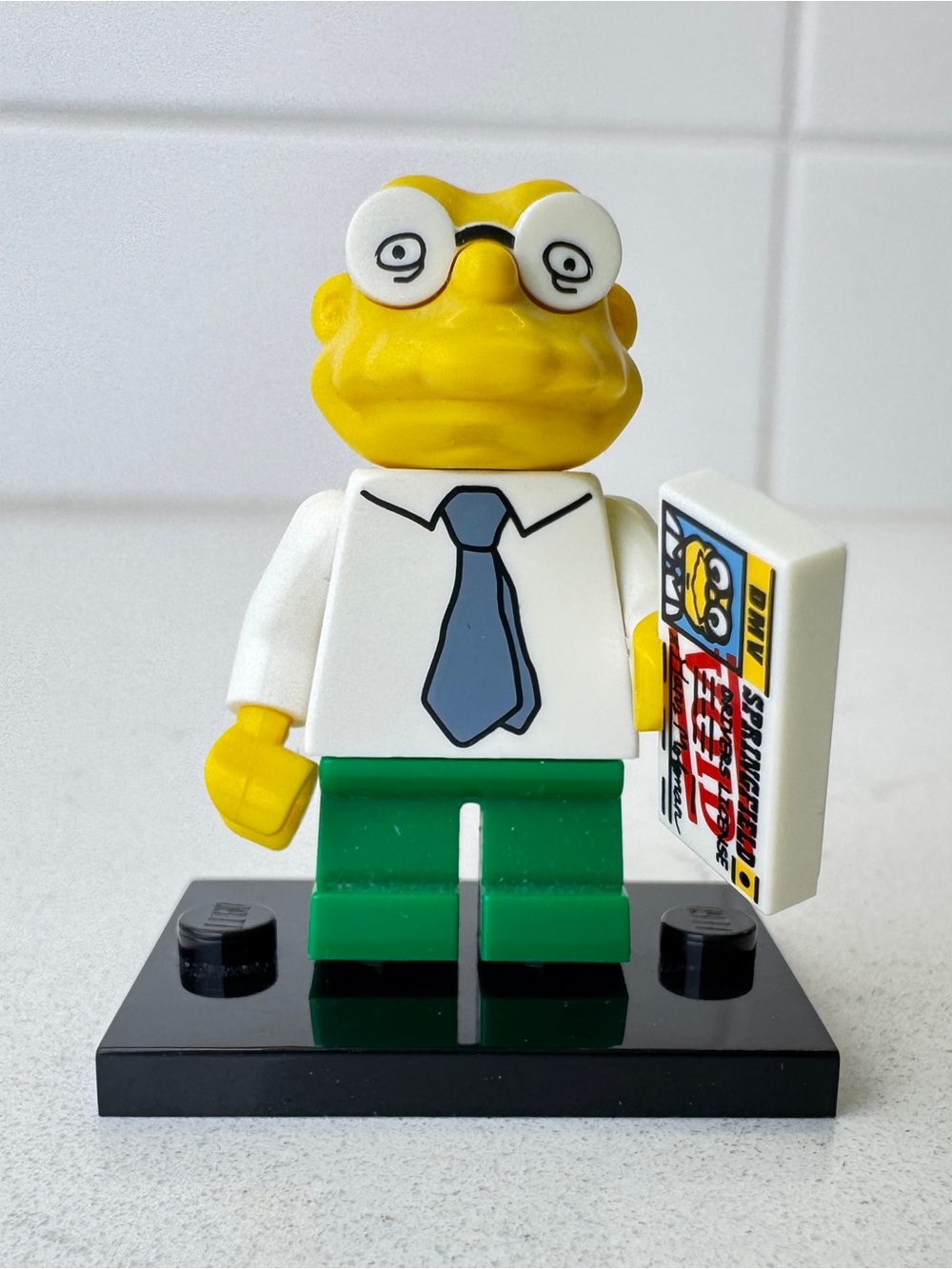 Lego Minifig - Hans Moleman - Simpsons CMF Series 2